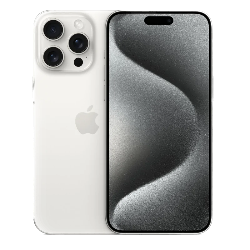 Apple iPhone 15 Pro Max Single Sim + eSIM 256GB 5G (White Titanium) UK Spec MU783ZD/A