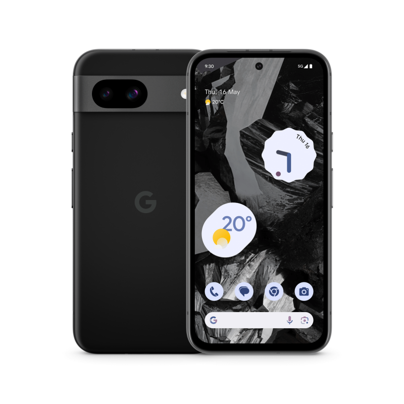Google Pixel 8A Single Sim + eSim 128GB 5G (Obsidian) USA Spec