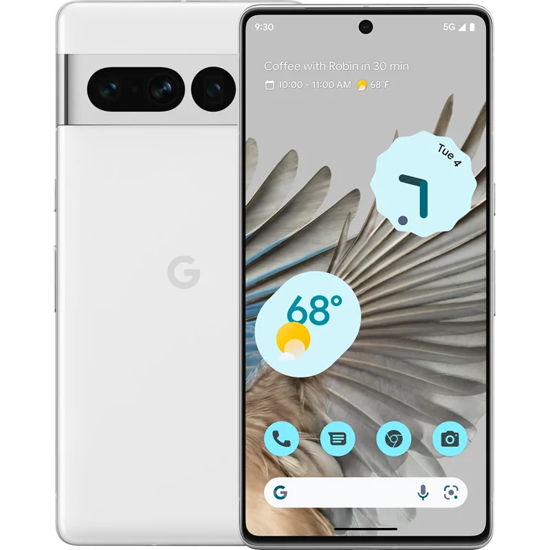 Google Pixel 7 Pro Single Sim + eSIM 128GB 5G (Snow) USA Spec
