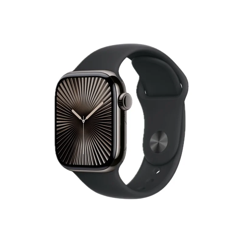 Apple Watch Series 10 GPS+Celullar 42mm Slate Titanium Black Sport Band S/M MWXG3ZP/A